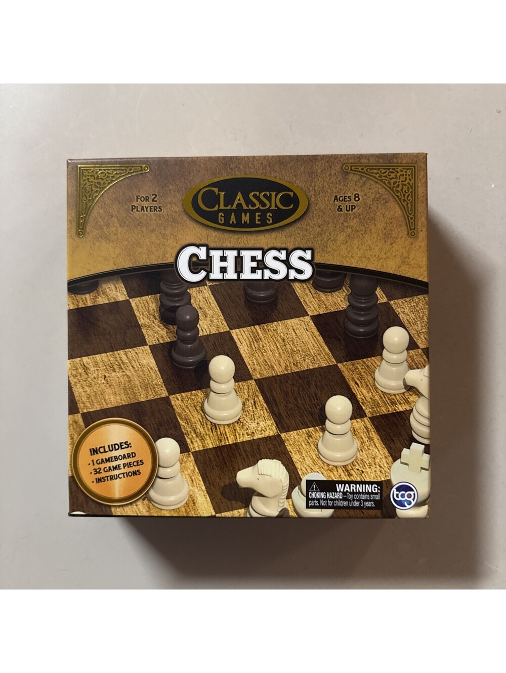 Classic Games Chess Set NEW SEALED 32 Pieces Game Board 2 Players Ages 8+ TCG